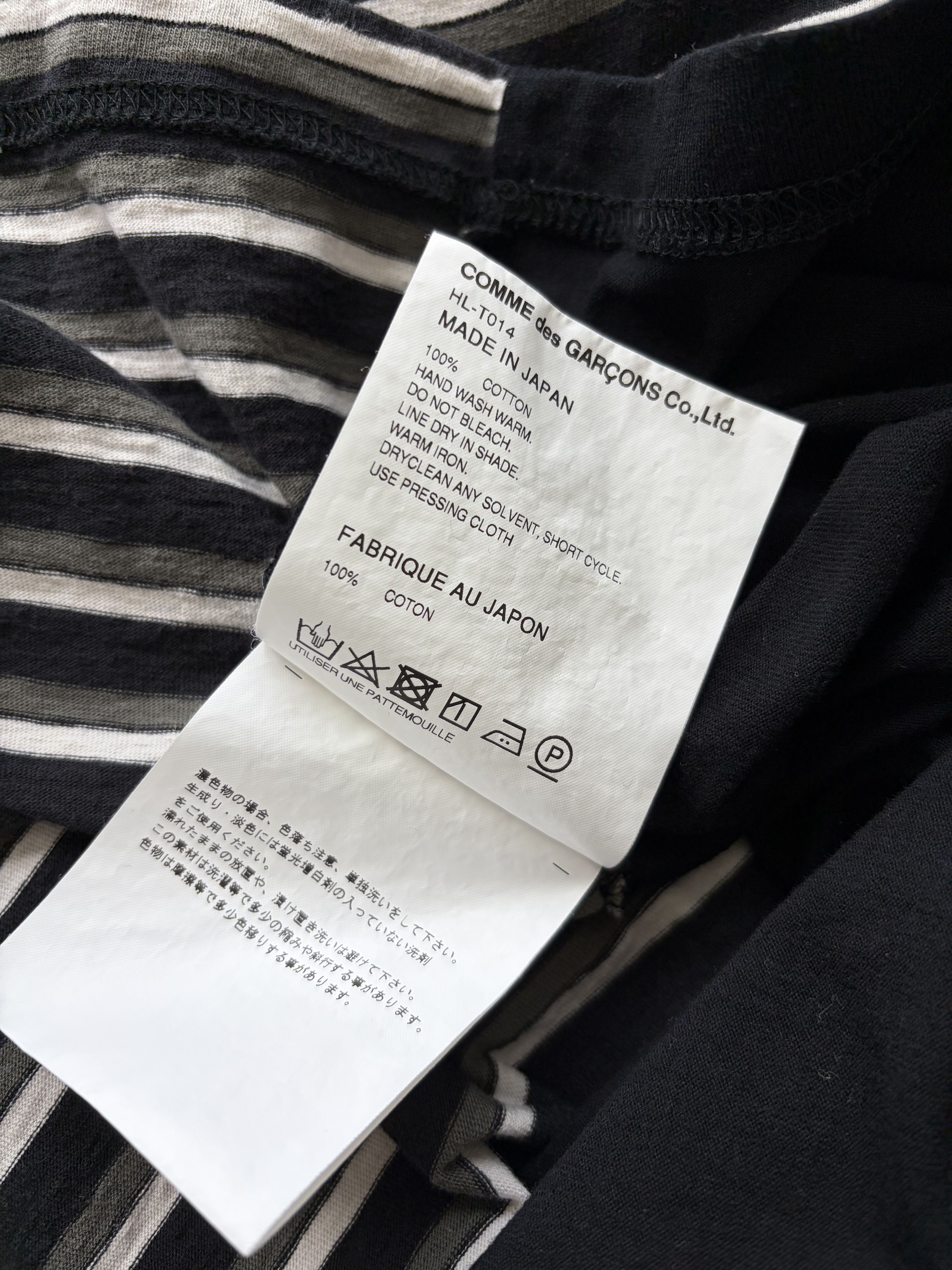 Comme des Garcons Homme Comme des Garçons Homme colour-block striped T-shirt SIze L Size US L / EU 52-54 / 3 - 4 Thumbnail