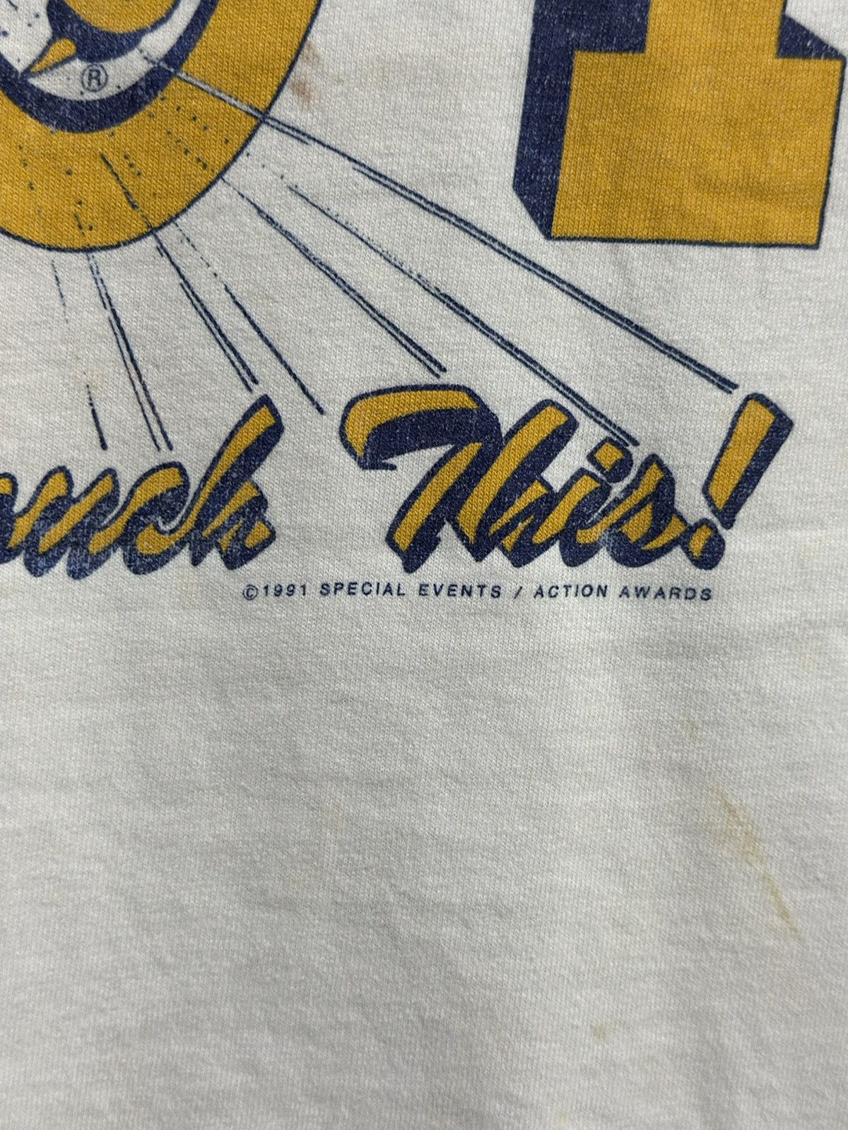 Fruit Of The Loom × Vintage Vintage Giorgia Tech Football National Champs Distress Tee Size US L / EU 52-54 / 3 - 7 Thumbnail