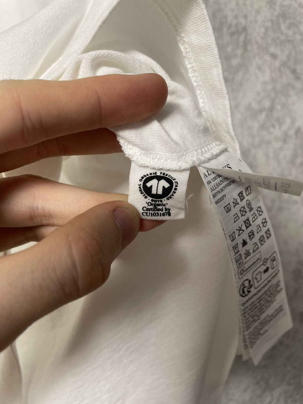 Allsaints Allsaints Big Logo White Classic T-Shirt Size US XS / EU 42 / 0 - 13 Thumbnail