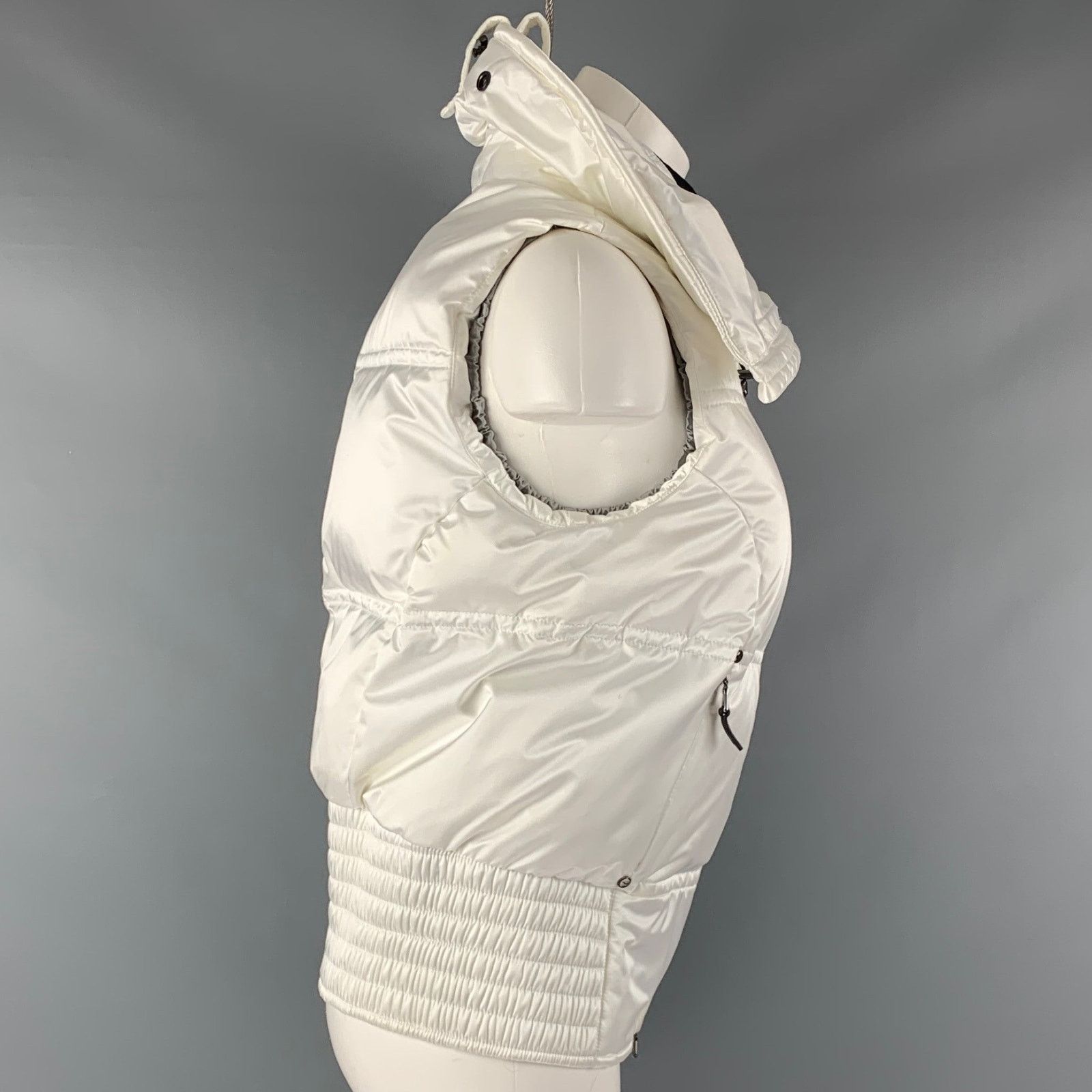Ralph Lauren RLX by RALPH LAUREN Size M White Nylon Padded Zip Up Vest Size M / US 6-8 / IT 42-44 - 2 Thumbnail