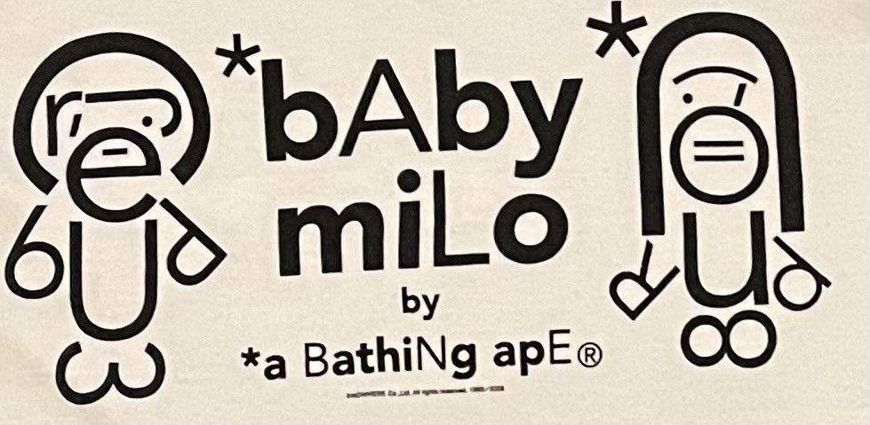 Bape Bape Baby Milo long sleeve raglan tee shirt Size S / US 4 / IT 40 - 3 Thumbnail