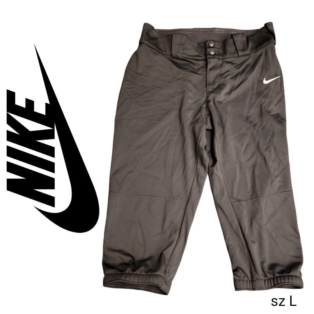 Nike Nike Black Softball Baseball Cropped Pants Size 32" / US 10 / IT 46 - 1 Thumbnail