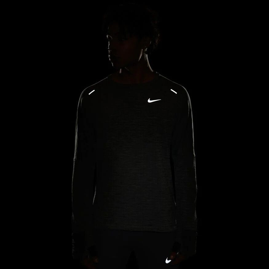 Nike Nike Men's Therma Fit Grey LS Running jersey Size US XL / EU 56 / 4 - 6 Thumbnail