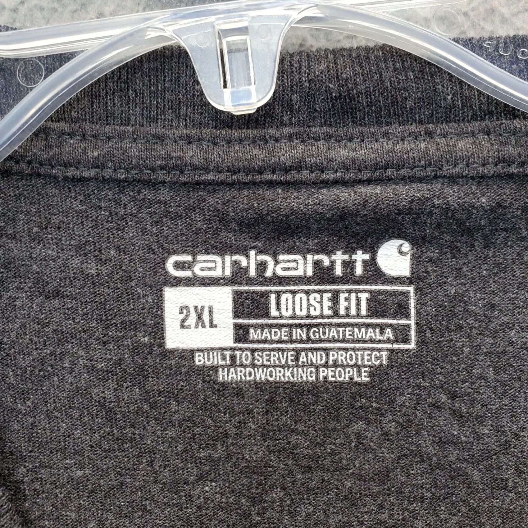 Carhartt Carhartt Workwear Tee Shirt Women 2XL Gray Chest Pocket Crew Neck Logo Shirt Womens Size 2XL Size XXL / US 16-18 / IT 52-54 - 8 Thumbnail