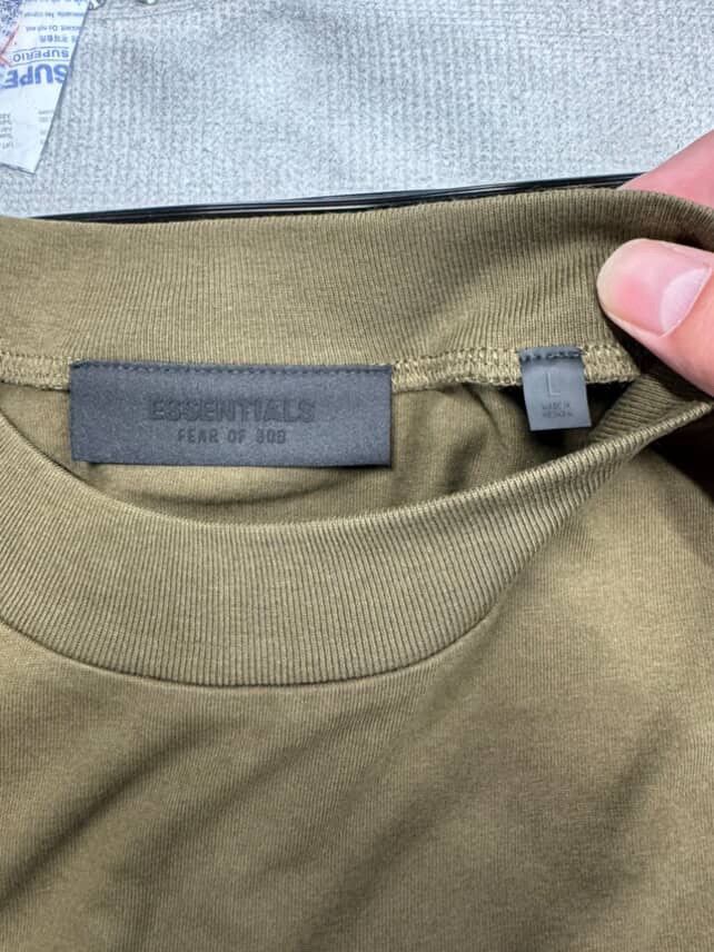 Fear of God Fear of God Essentials Jersey Crewneck Tee Olive Size US L / EU 52-54 / 3 - 2 Thumbnail