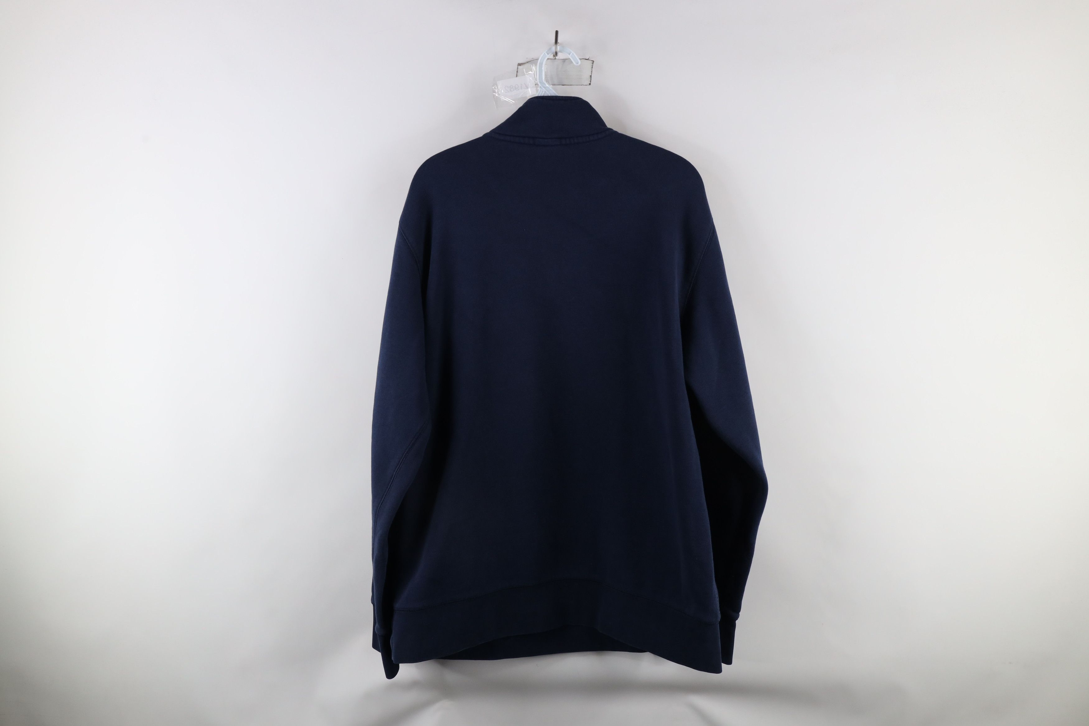 Nike × Vintage Vintage Nike Swoosh University Michigan Half Zip Sweatshirt Size US L / EU 52-54 / 3 - 12 Thumbnail