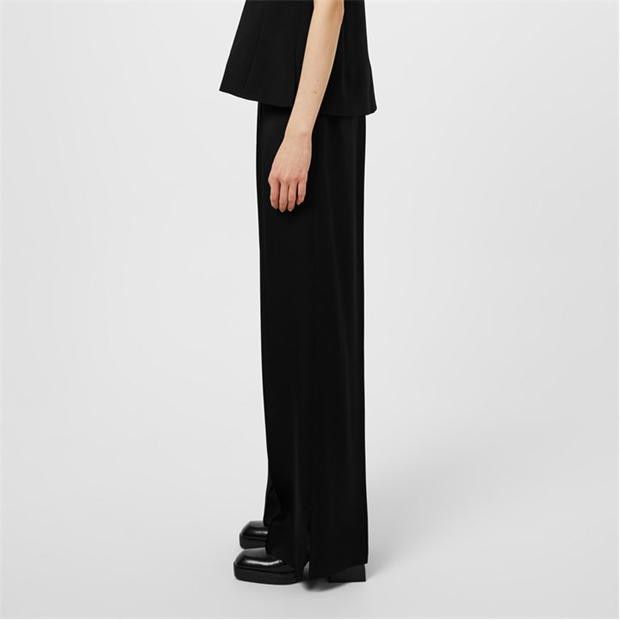 Jil Sander o1g2r1mq1024 Track Inspired Trousers in Black Size 26" / US 2 / IT 38 - 4 Thumbnail
