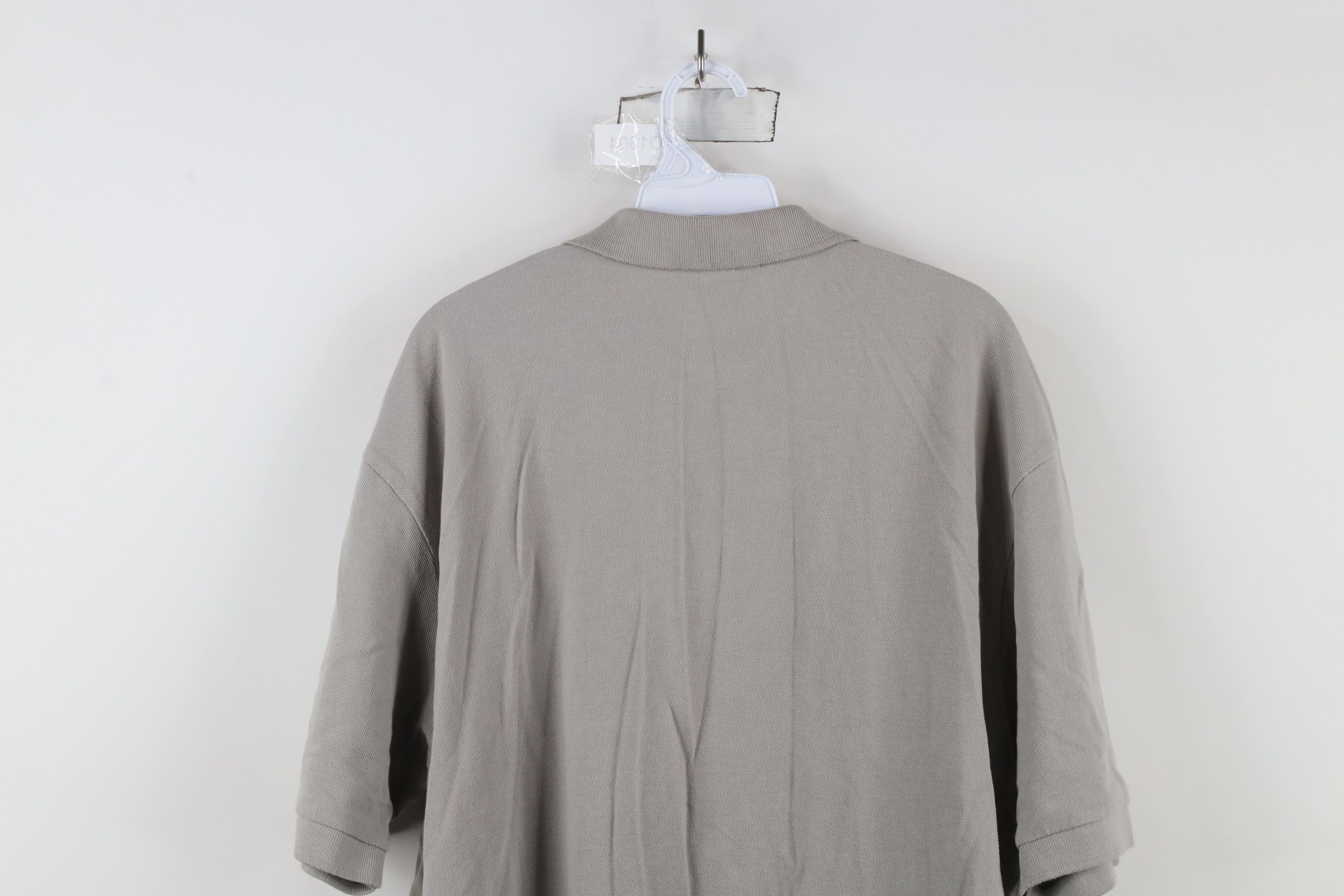 Ralph Lauren Deadstock Vintage 90s Ralph Lauren Collared Polo Shirt Gray Size US XXL / EU 58 / 5 - 12 Thumbnail
