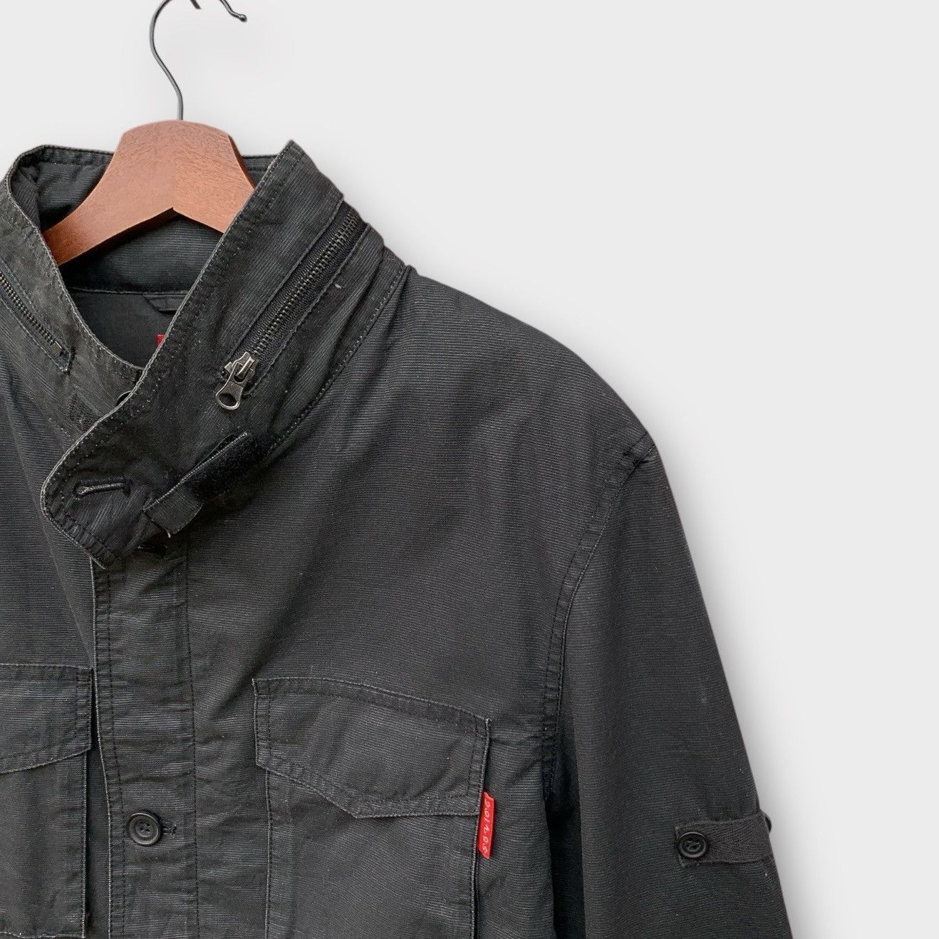 Japanese Brand 291295 HOMME LABO MILITARY ZIPPER JACKET DOUBLE POCKET Size US M / EU 48-50 / 2 - 6 Thumbnail