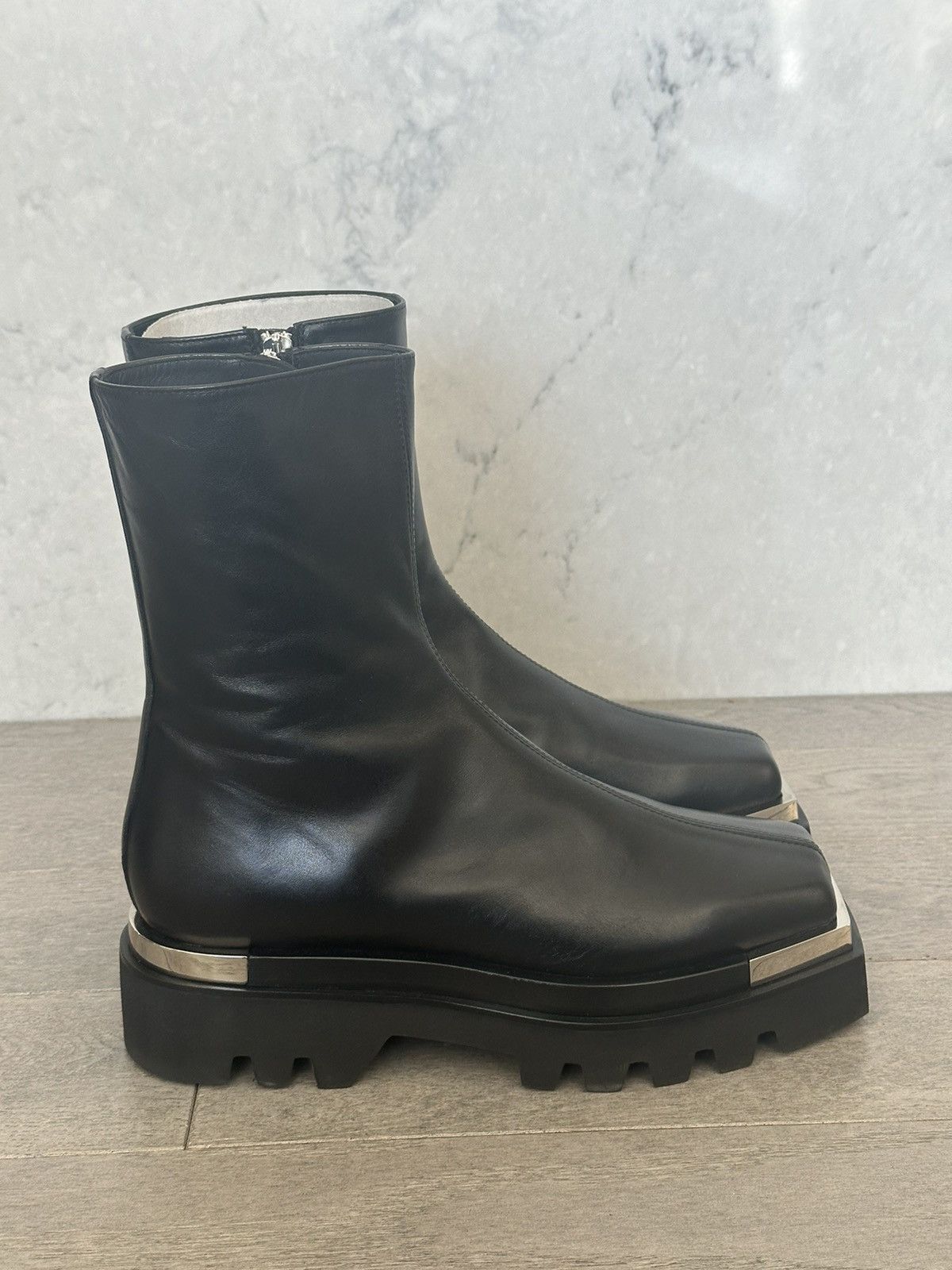 image of Peter Do Metal Tip Boots in Black, Men's (Size 6)