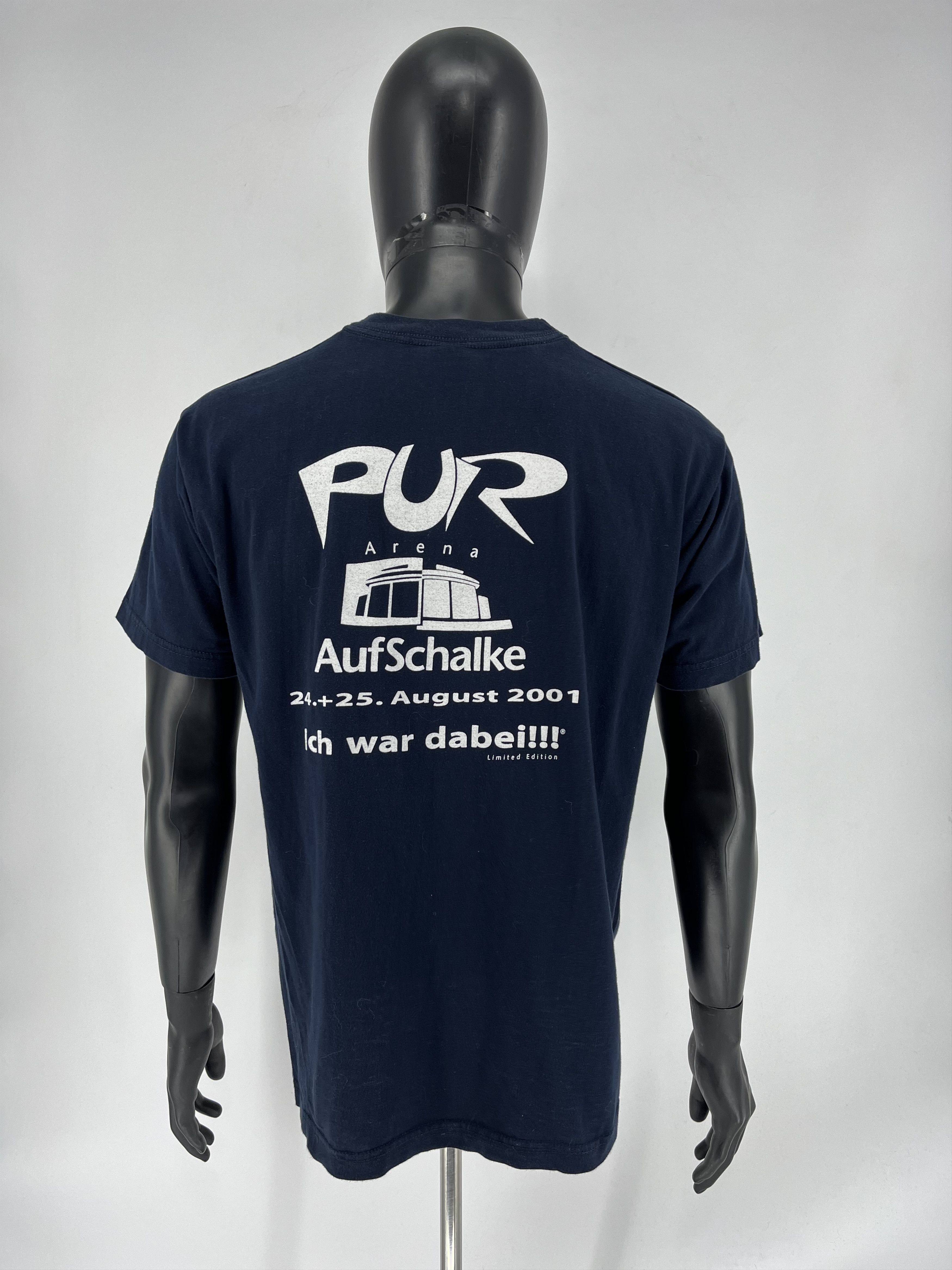 Band Tees PUR T-shirt for Schalke 2001 size M undressed in Schleswig Size US M / EU 48-50 / 2 - 10 Thumbnail