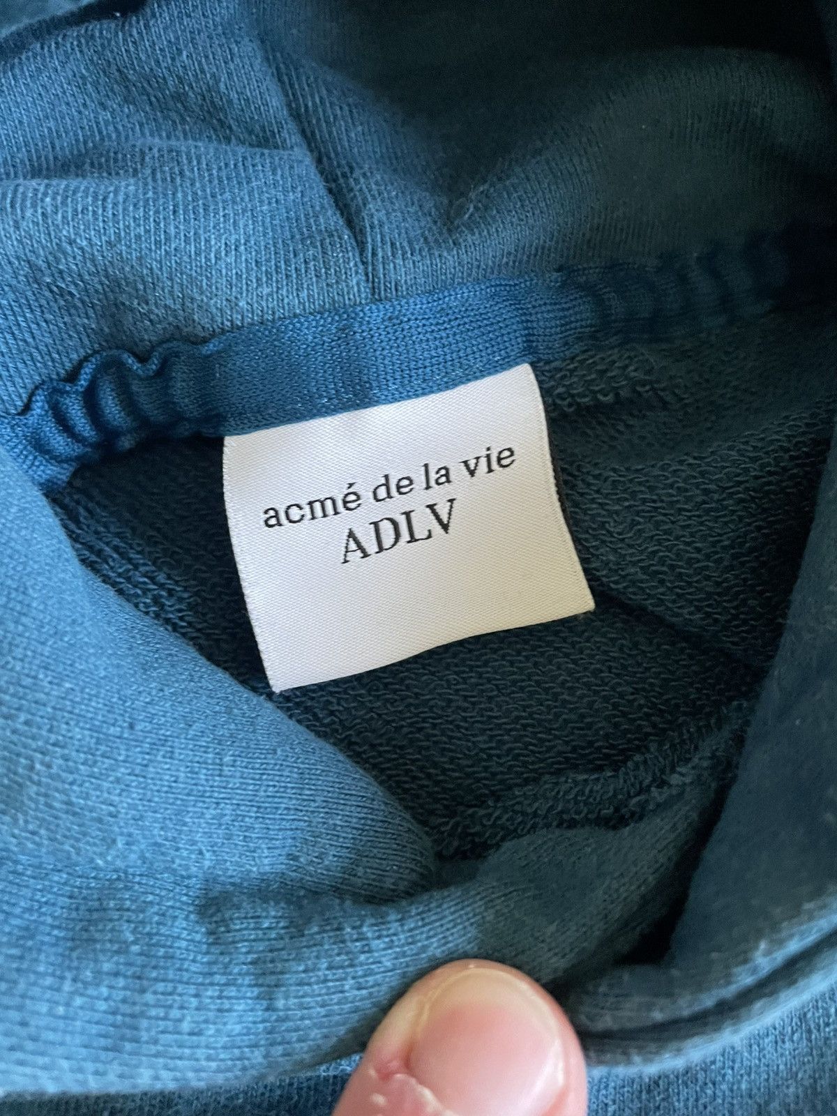 Acme Clothing ADLV Acme De La Vie Hoodie Greenish Blue Sz 2 (Fits Mens XL) Size US XL / EU 56 / 4 - 5 Thumbnail
