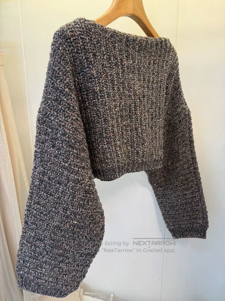 Brunello Cucinelli Brunello Cucinelli Sequined Cashmere Sweater Size M / US 6-8 / IT 42-44 - 3 Thumbnail