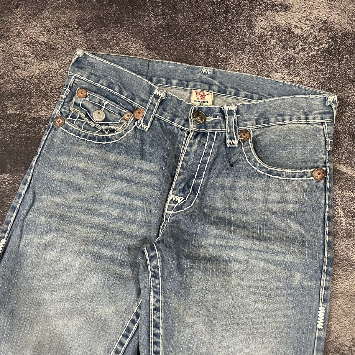 If Six Was Nine × Le Grande Bleu (L.G.B.) × Tornado Mart 90's True Religion flared jeans Size US 34 / EU 50 - 4 Thumbnail