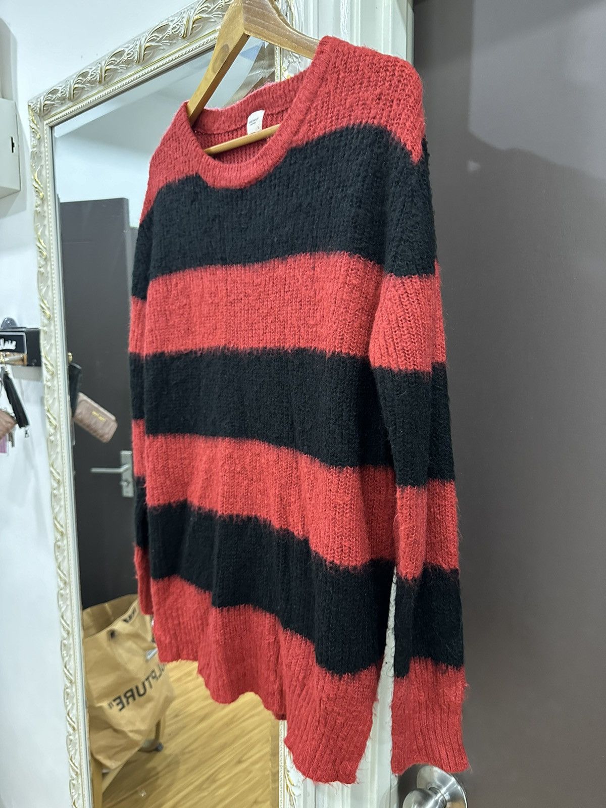 Japanese Brand Kurt Cobain Browny Vintage Distressed Mohair Grunge Sweater Size US L / EU 52-54 / 3 - 17 Thumbnail