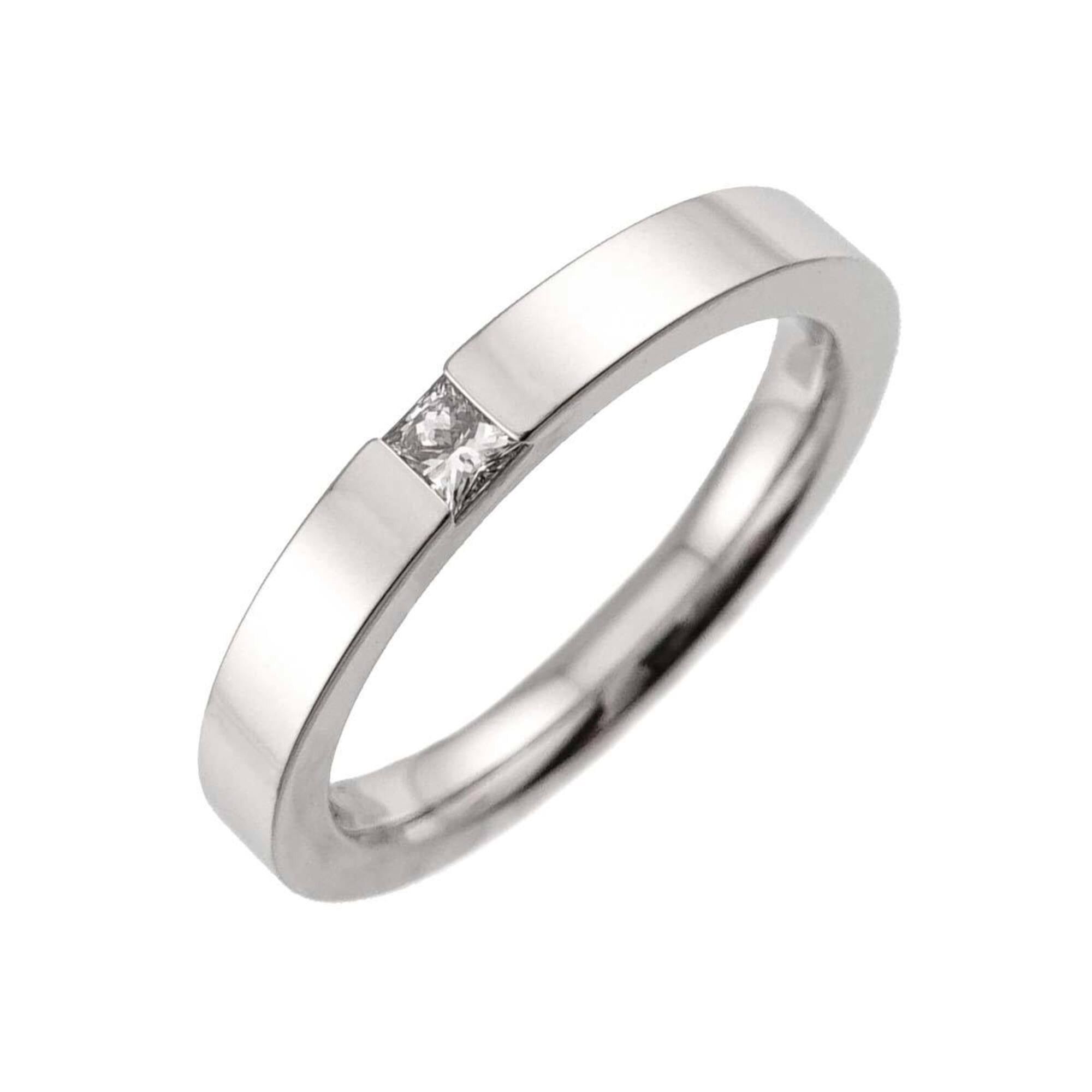 Harry Winston Harry Winston Princess Cut Diamond Ring, Platinum (Pt) Size ONE SIZE - 1 Thumbnail