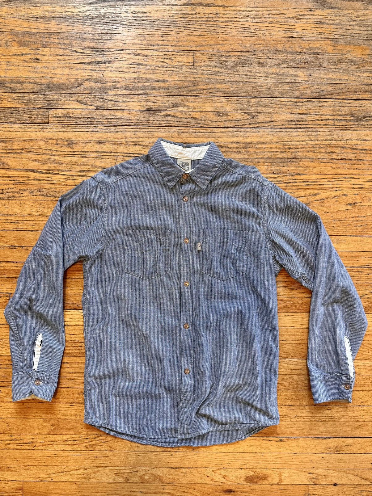 Railcar Fine Goods Railcar Fine Goods striped chambray work shirt Size US M / EU 48-50 / 2 - 1 Thumbnail