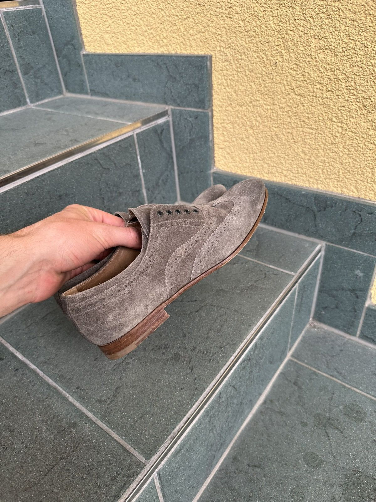 Prada Prada Loafers Women Shoes size 36 us-6,5 Brown-Gray Size US 6.5 / IT 36.5 - 12 Thumbnail