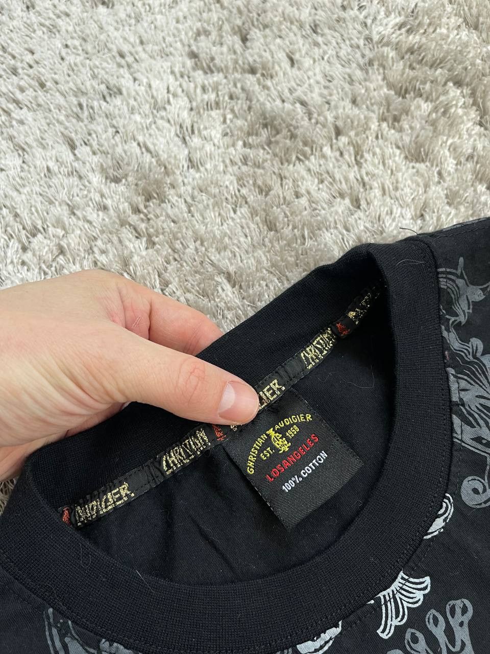 Christian Audigier × Ed Hardy × Vintage Vintage Christian audigier big logo tee rare size M Size US M / EU 48-50 / 2 - 4 Thumbnail