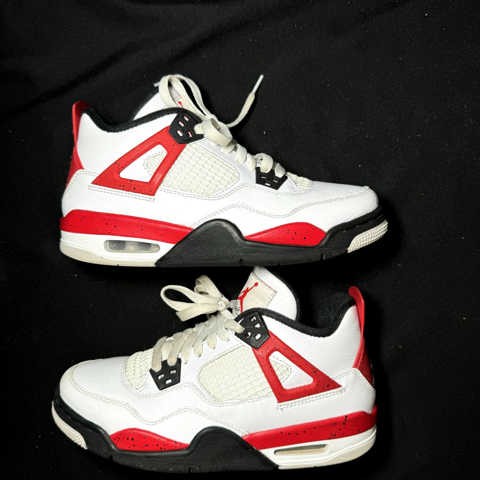 Jordan Brand × Nike Size 5.5 - Nike Air Jordan 4 Retro GS Red Cement Men's Shoes Size US 5.5 / EU 38 - 2 Thumbnail