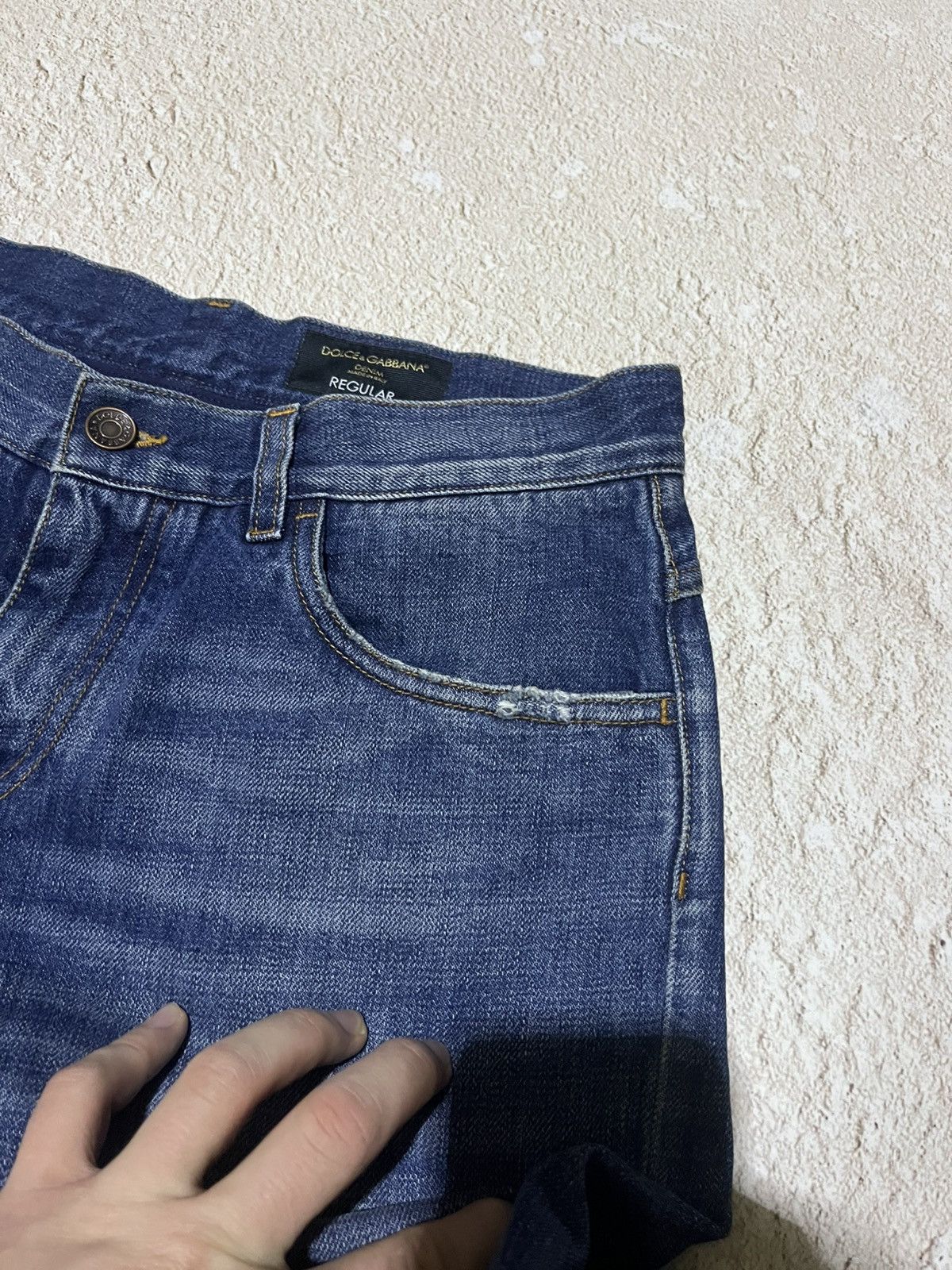 Dolce & Gabbana Dolce & Gabbana Classic Blue Denim Jeans Y2K Size US 32 / EU 48 - 7 Thumbnail