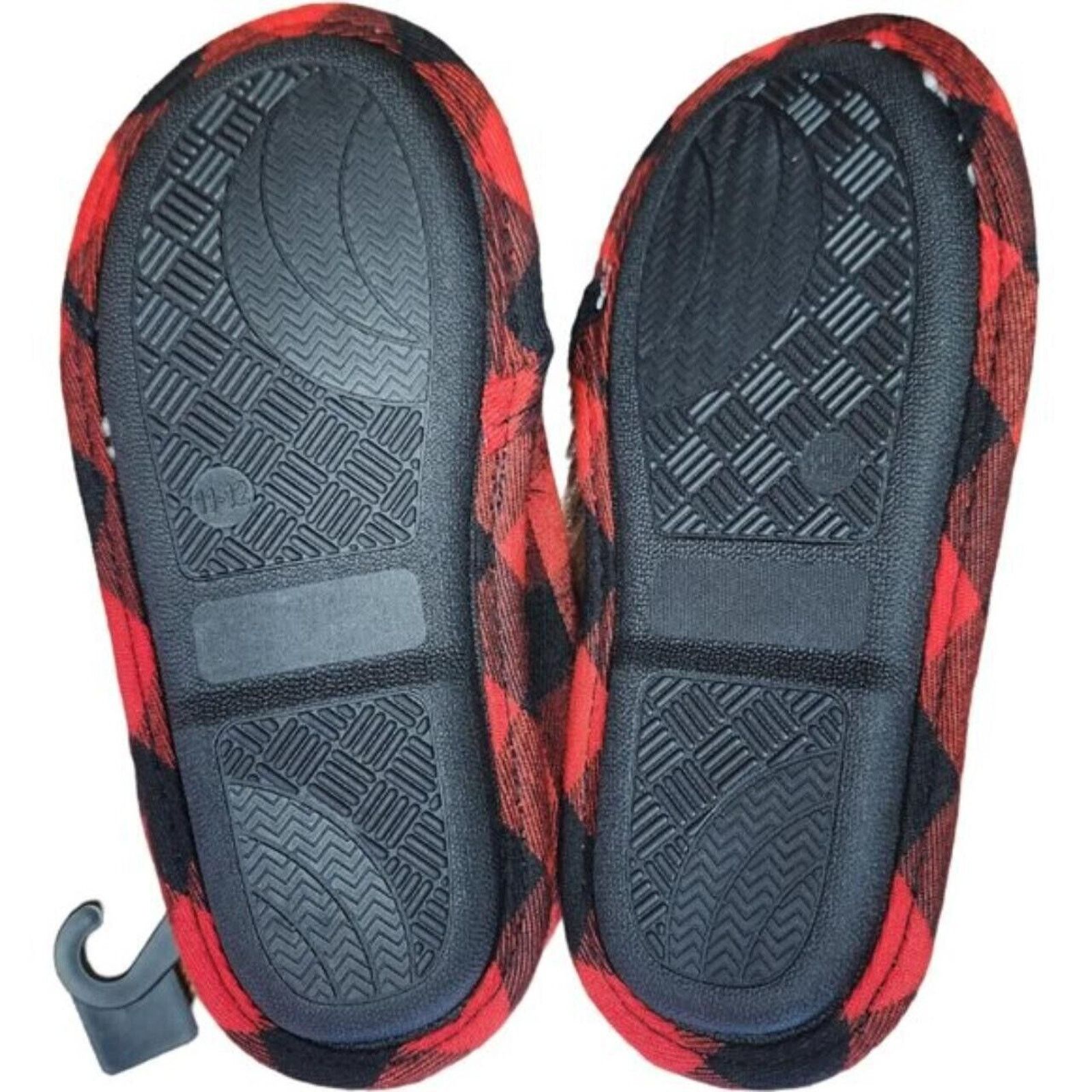 Other Holiday Time Slippers Size 2-3 Buffalo Plaid Houseshoe Size US 5 / EU 37 - 4 Thumbnail