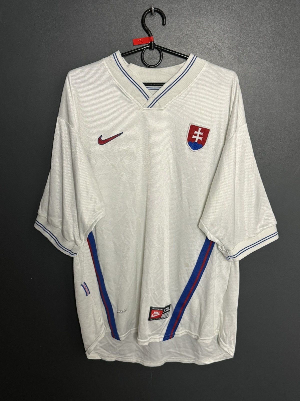 Nike Slovakia National Team 98/00 Away Football Jersey T-Shirt Size US XXL / EU 58 / 5 - 1 Thumbnail