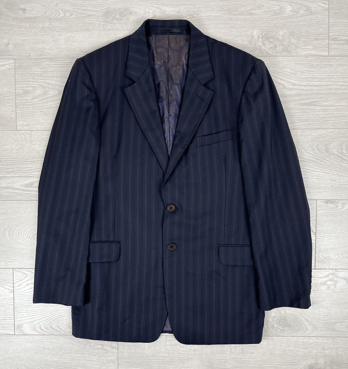 Paul Smith Paul Smith Vintage 2006 Blue Striped Wool Suit Blazer Pants Size 46R - 2 Thumbnail