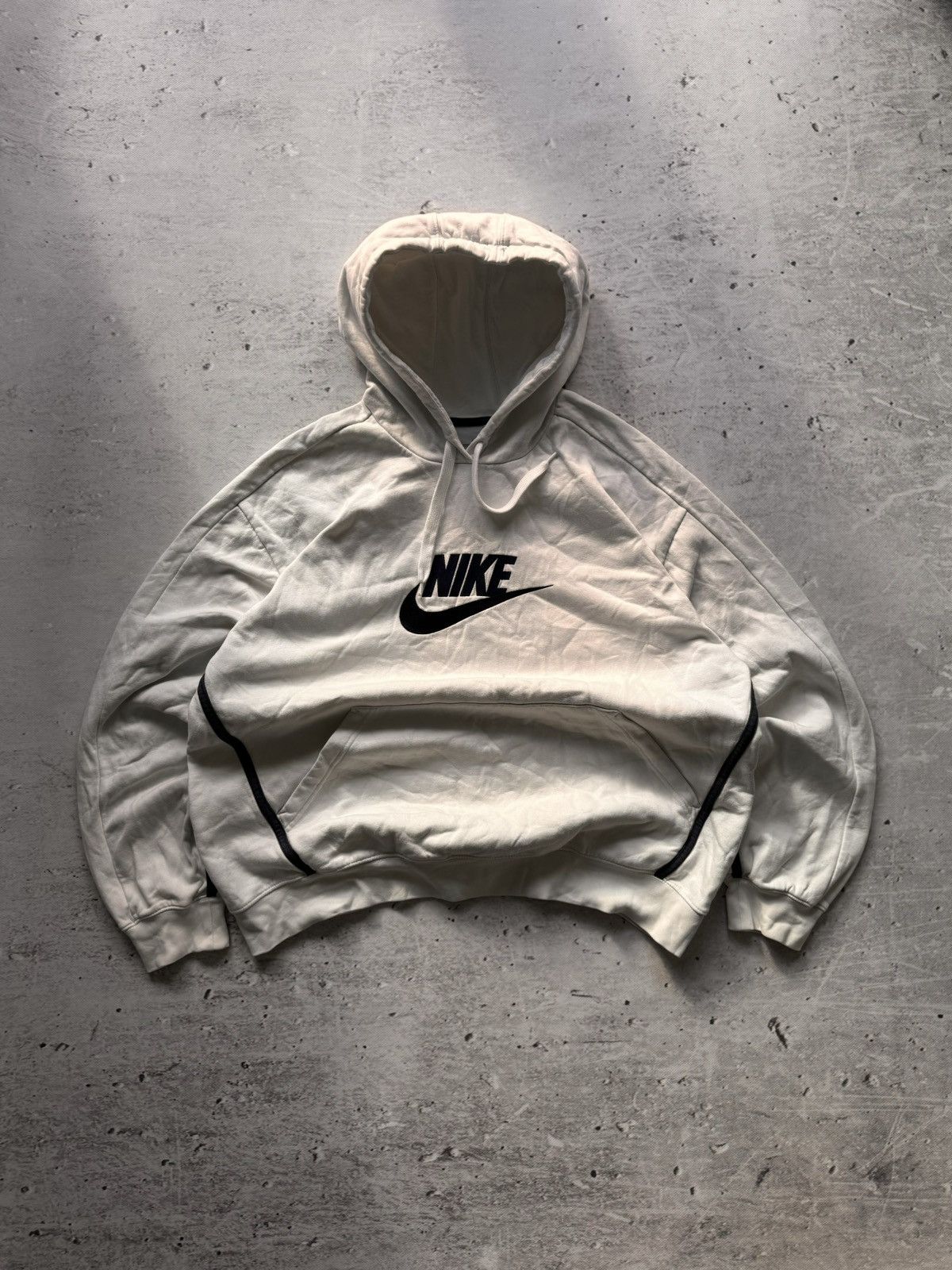 Nike × Vintage NIKE VINTAGE CENTER LOGO OVERSIZE BOXY HOODIE Size US XL / EU 56 / 4 - 1 Thumbnail