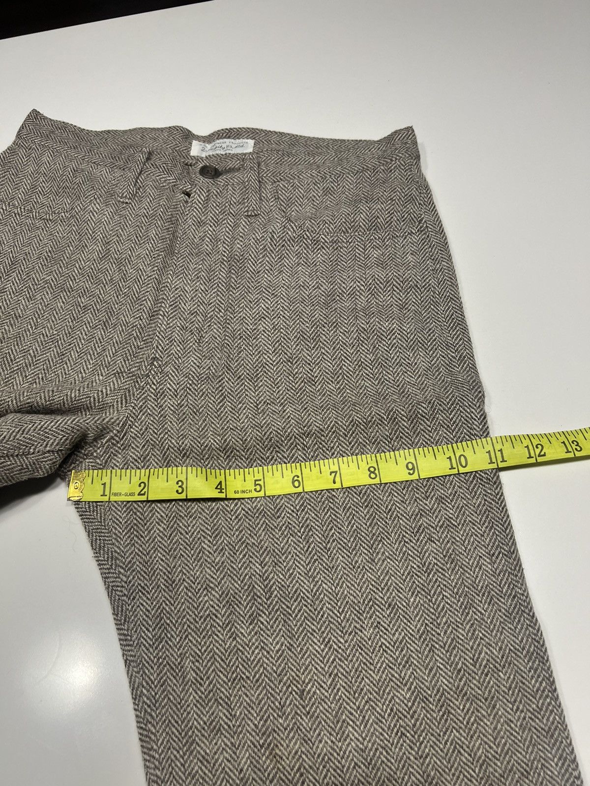 Japanese Brand Japanese Brand Do! Family Co.Ltd Wool Herringbone Pants Size US 28 / EU 44 - 11 Thumbnail