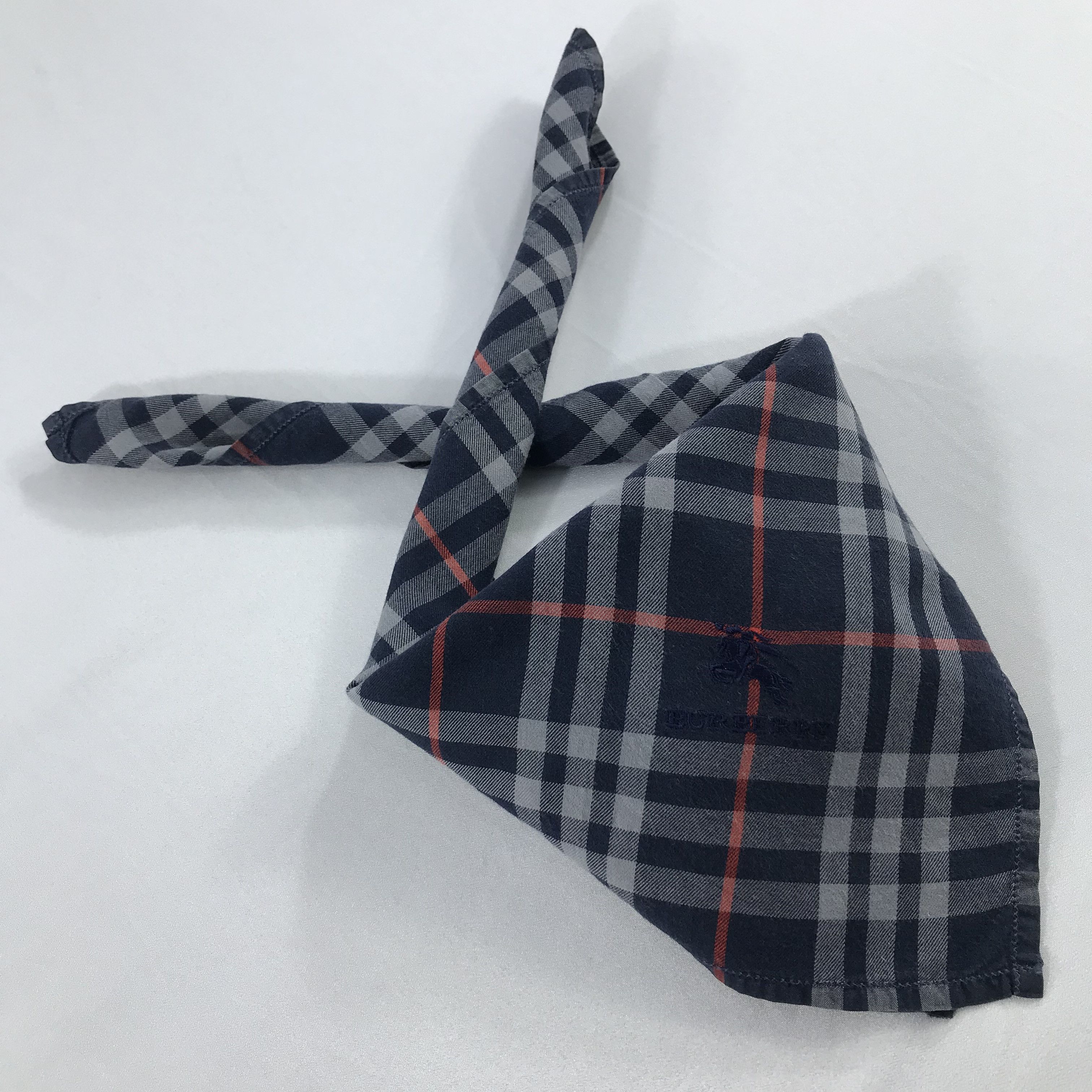 Burberry × Vintage Burberry Bandana / Handkerchief / Neckerchief - S1954 Size ONE SIZE - 4 Thumbnail