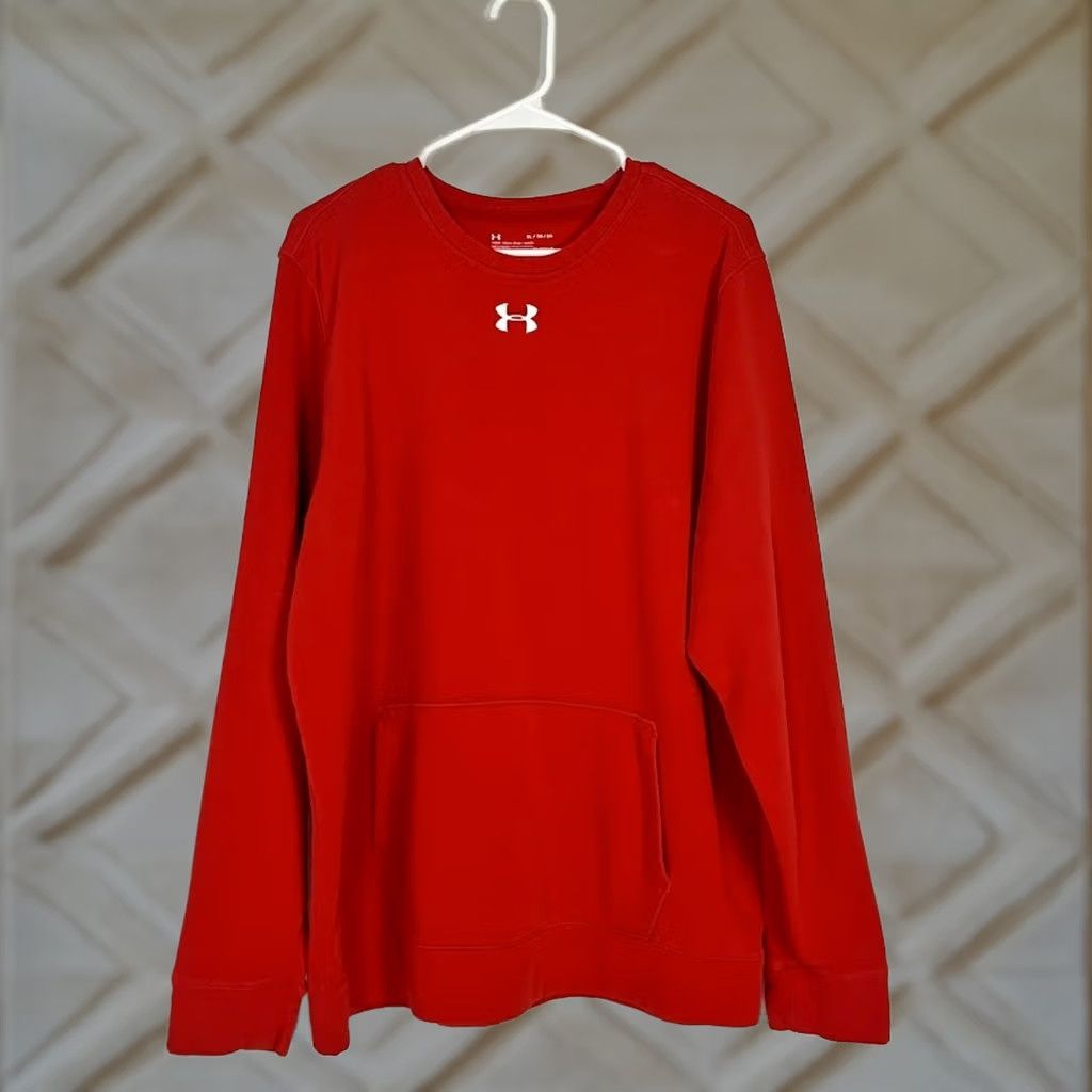 Under Armour Under Armour Rival Fleece Red XL Sweatshirt Size US XL / EU 56 / 4 - 1 Thumbnail
