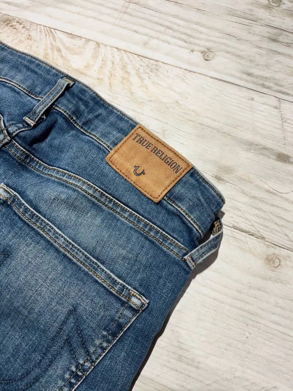 True Religion Vintage True Religion Tony Denim Jeans Skinny Y2K Size US 33 - 8 Thumbnail