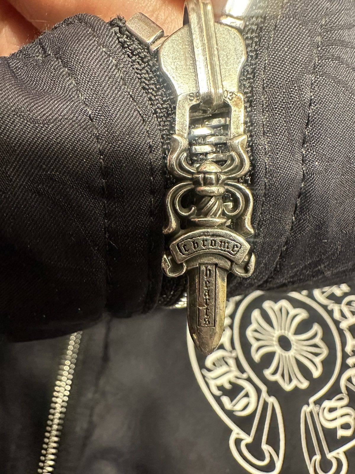 🔥Chrome Hearts Reversible Jacquard Nylon Puffy Jacket🔥