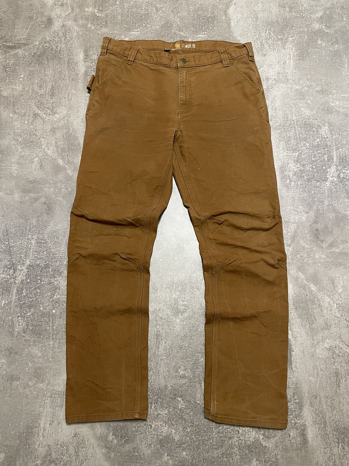 Carhartt Vintage Carhartt Carpenter Distressed Work Pants 38/34 Size US 38 / EU 54 - 13 Thumbnail
