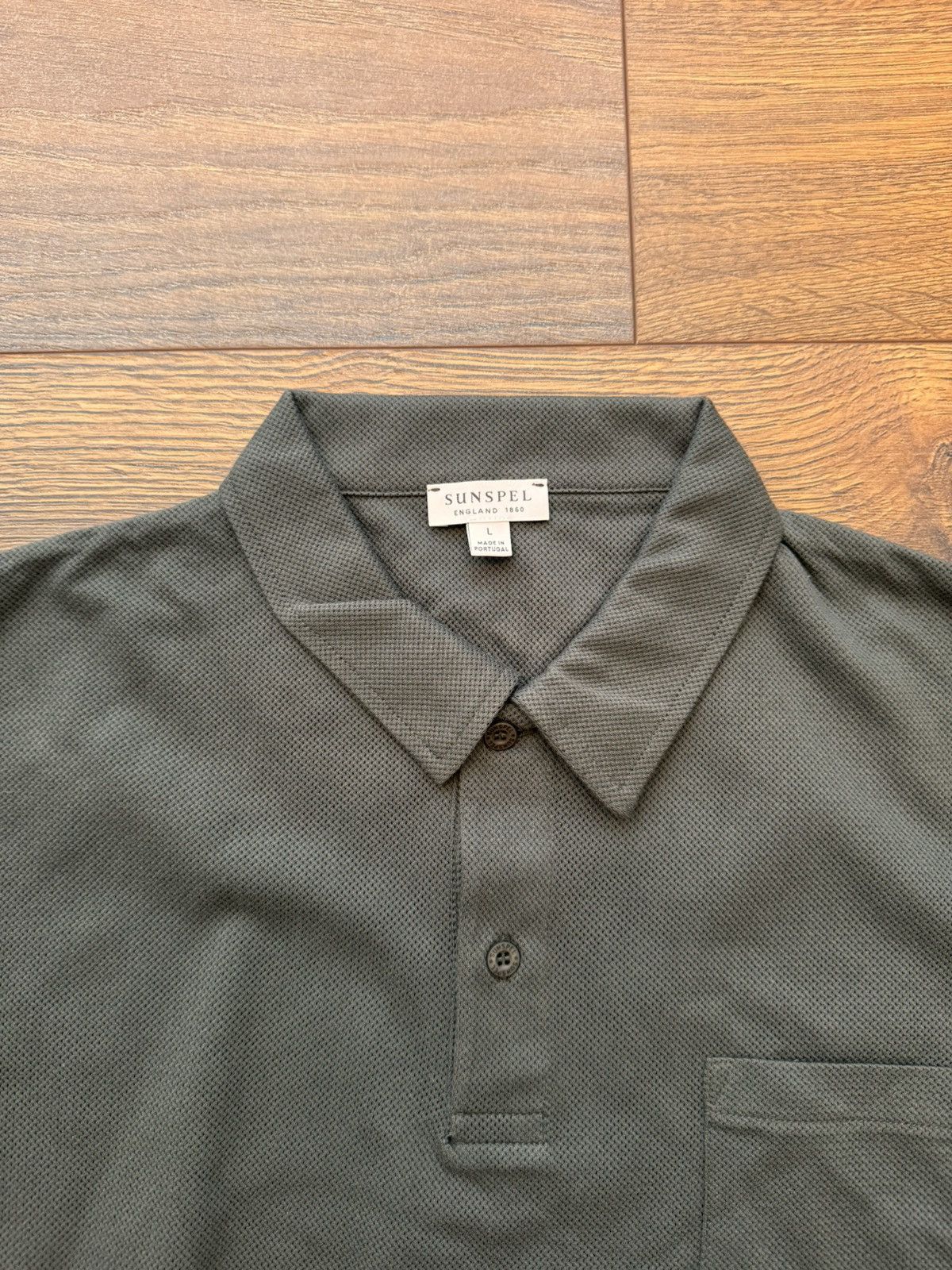 Sunspel Sunspel Longsleeve Riviera Polo - Size L Size US L / EU 52-54 / 3 - 2 Thumbnail