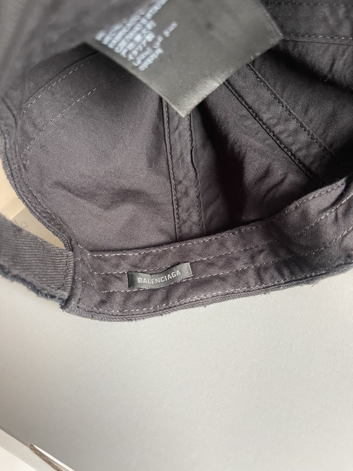 Balenciaga Balenciaga Hat Logo Visor Size M Size ONE SIZE - 6 Thumbnail
