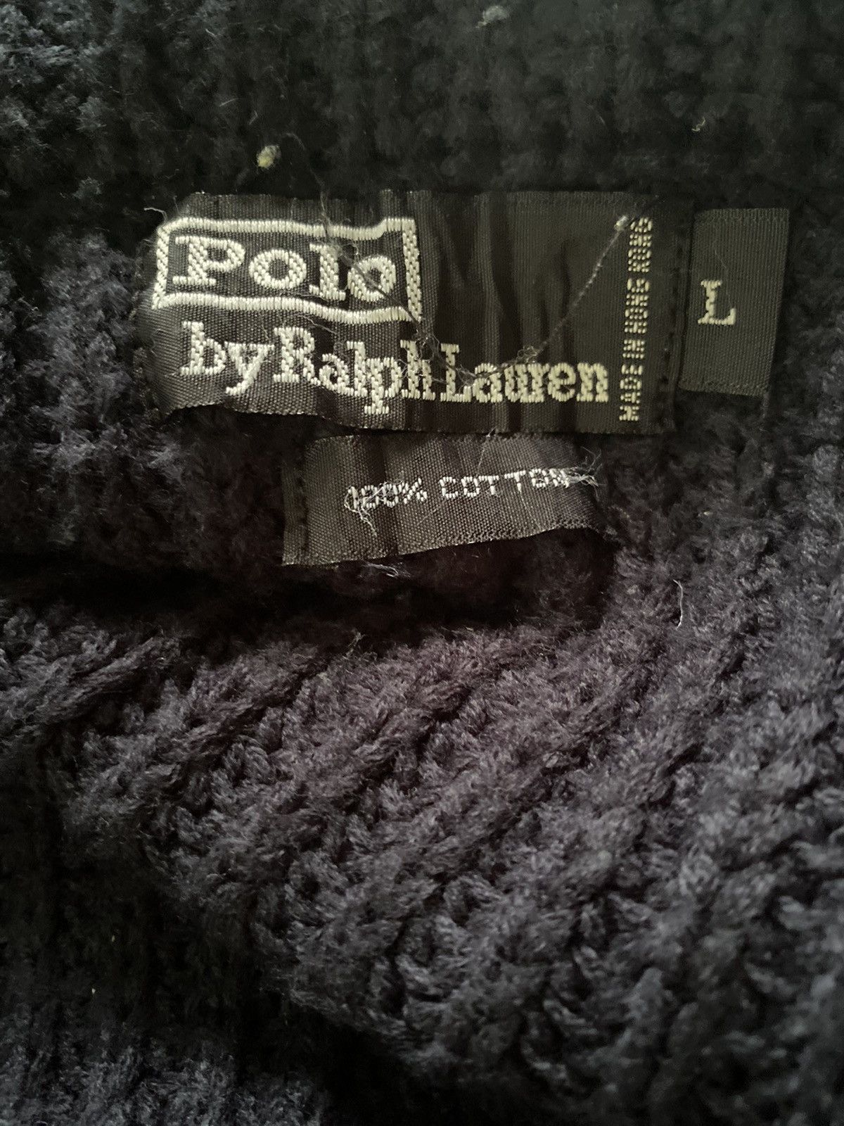 Homespun Knitwear Polo vintage zipper knitwear Size US L / EU 52-54 / 3 - 8 Thumbnail