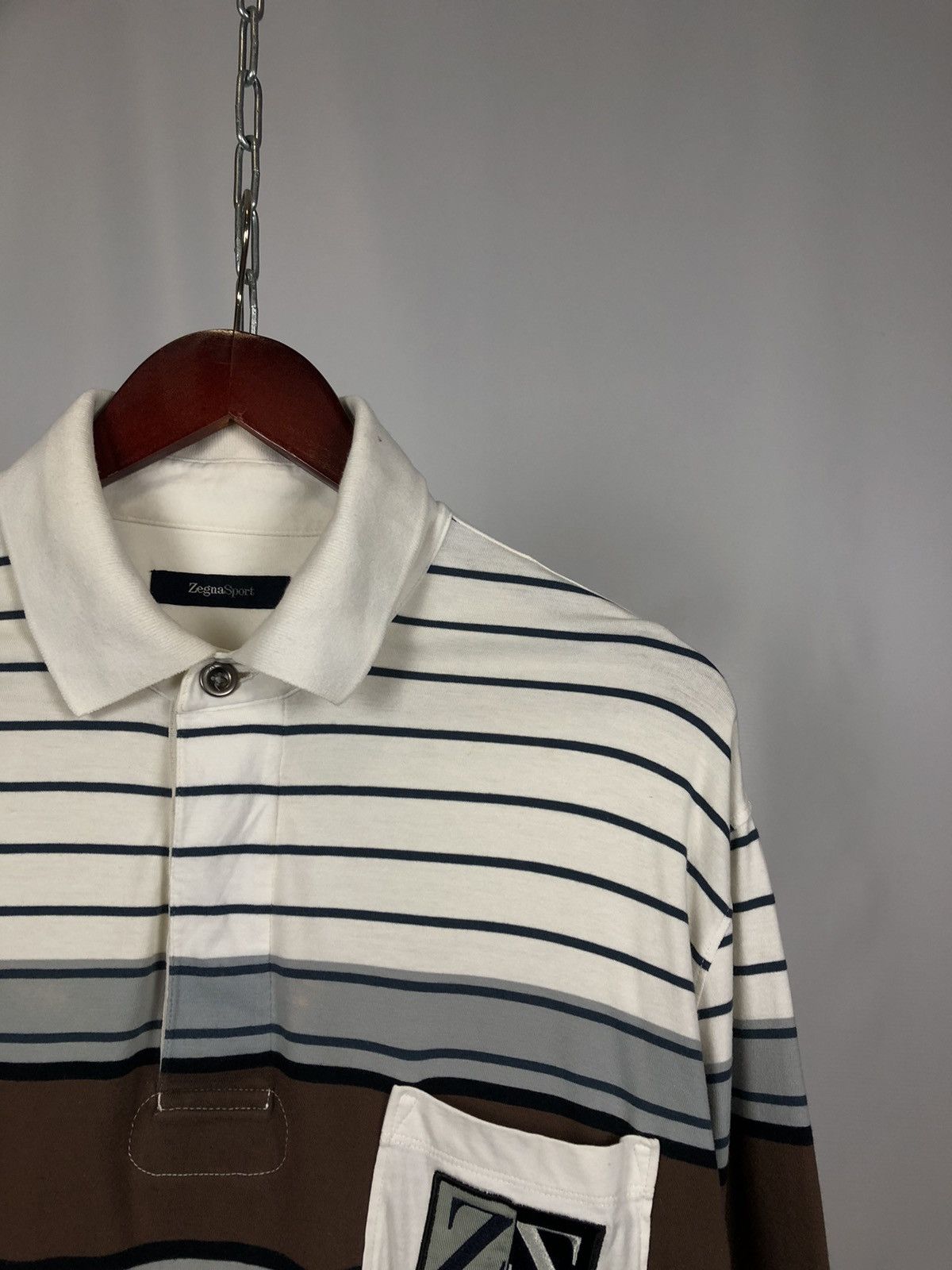 Ermenegildo Zegna Ermenegildo Zegna polo long sleeve size XL Size US XL / EU 56 / 4 - 2 Thumbnail