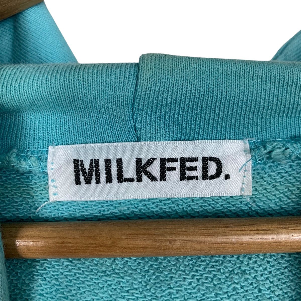 Japanese Brand MILKFED Embroidery Small Center Logo Hoodies #1927-C84 Size ONE SIZE - 13 Thumbnail