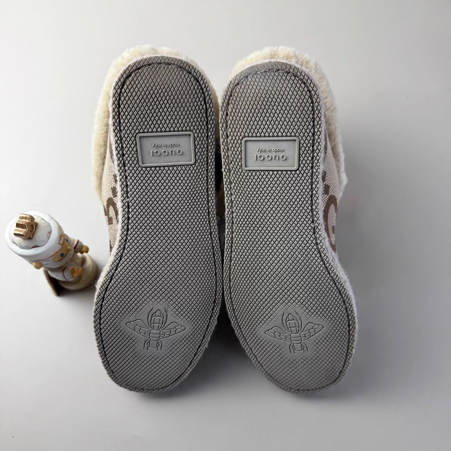 Gucci GUCCI Double G All Over Shearling Short Boots 99 New 35.5 Size US 4.5 / IT 34.5 - 6 Thumbnail