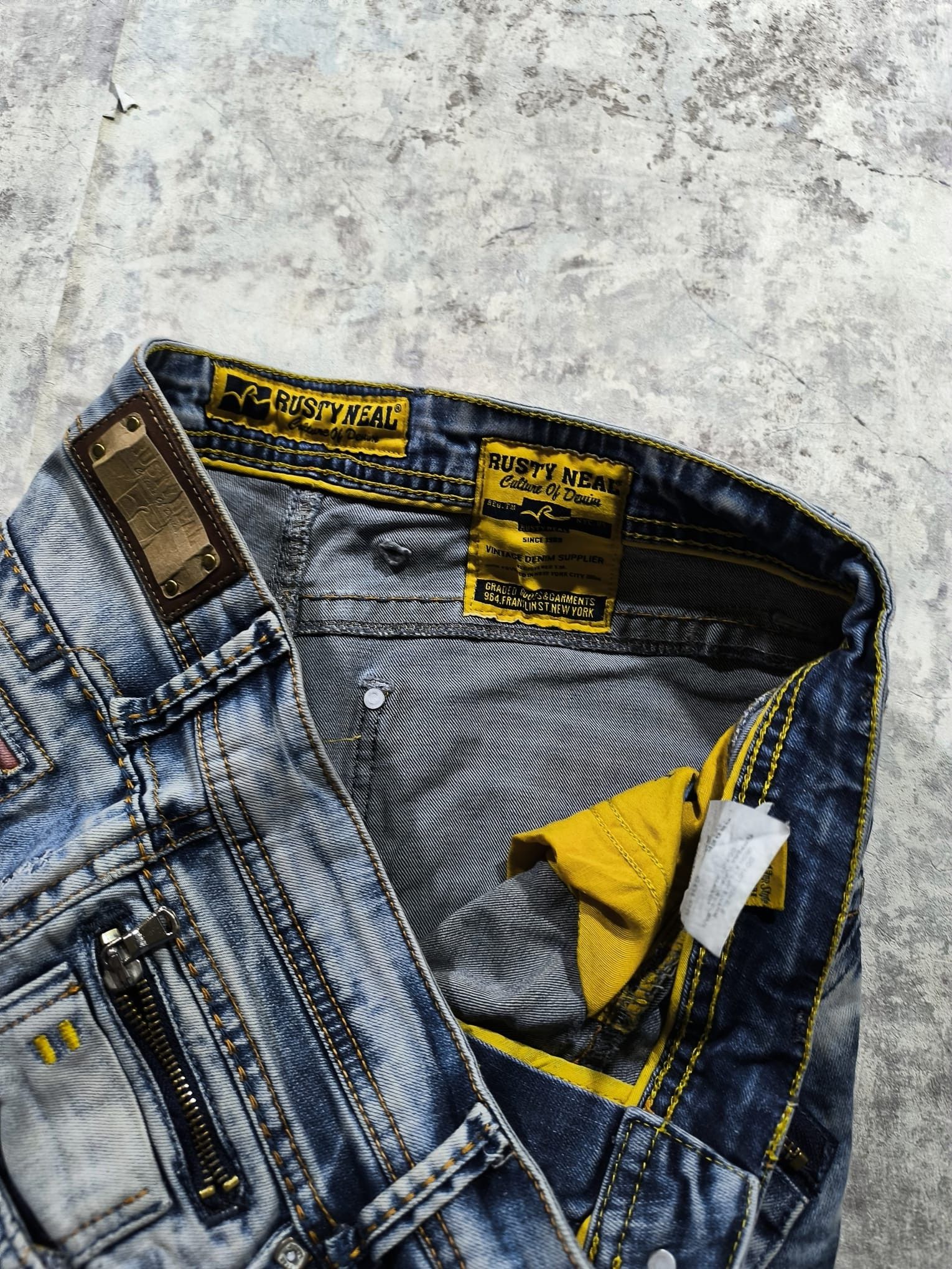 Hysteric Glamour distressed biker denim jeans Size US 34 / EU 50 - 10 Thumbnail