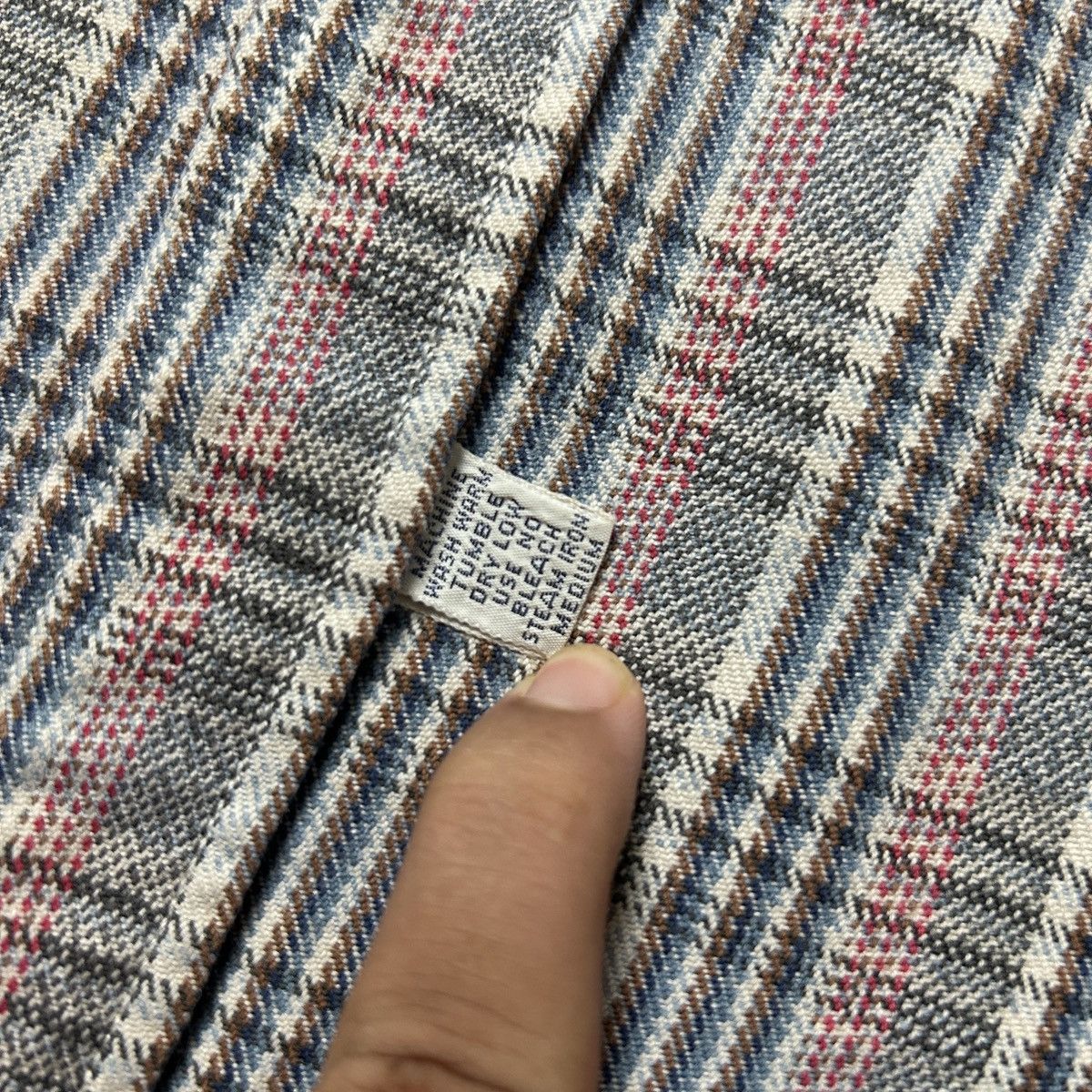 Polo Ralph Lauren × RRL Ralph Lauren × Vintage Vintage 80's Ralph Lauren cotton woven plaid flannel shirt Size US M / EU 48-50 / 2 - 7 Thumbnail
