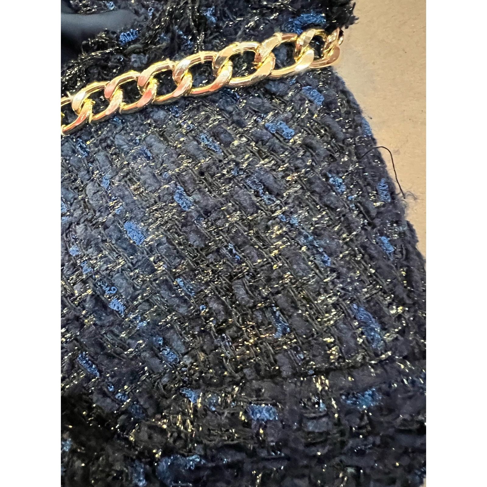 Christian Lacroix Christian Lacroix Gold Chain Blazer Jacket Womens Medium NWT Size M / US 6-8 / IT 42-44 - 14 Thumbnail