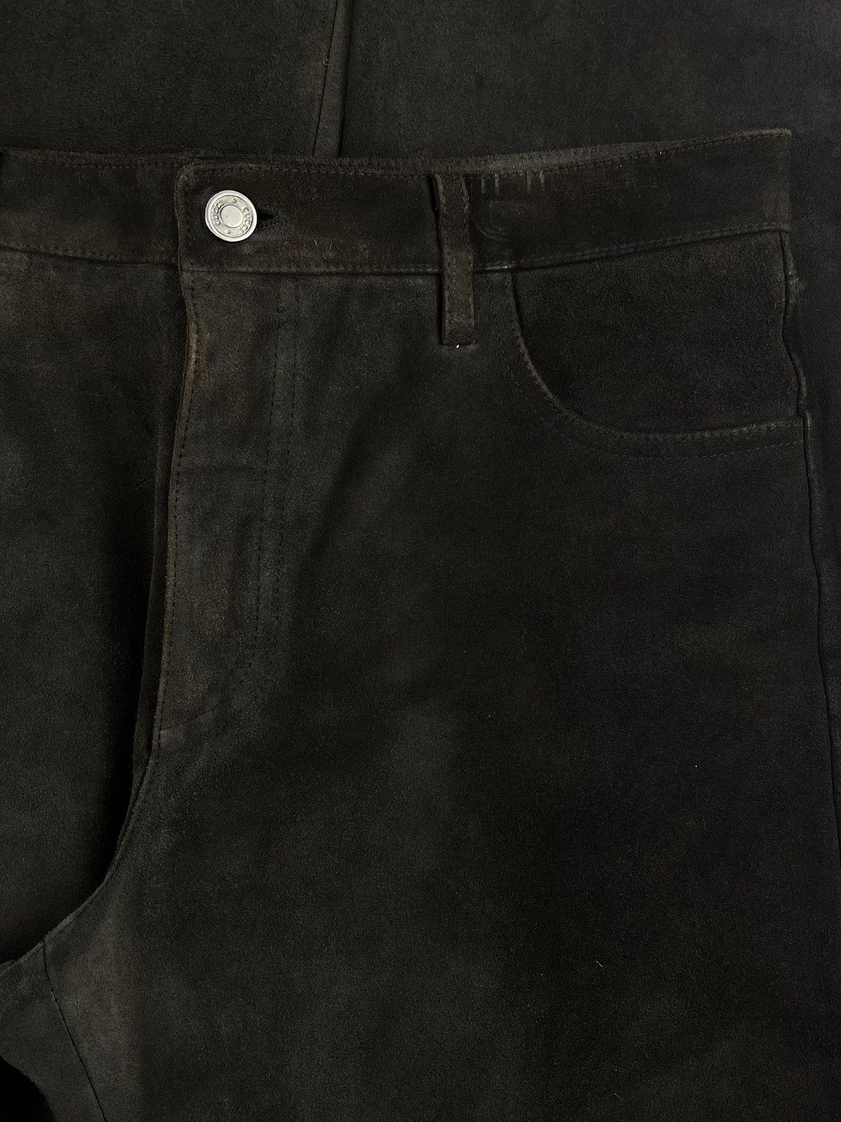Gucci Gucci Tom Ford Bootcut Chocolate Suede Leather Pants Jeans Size US 32 / EU 48 - 7 Thumbnail