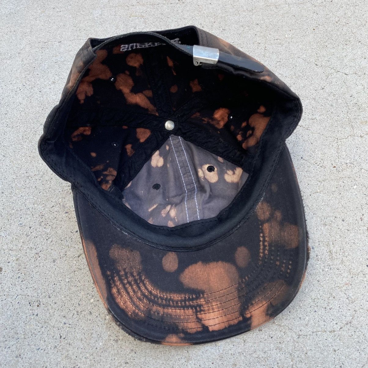 Supreme Supreme S Logo 6-Panel Hat Navy Blue 2014 Bleach Tie Dye Size ONE SIZE - 5 Thumbnail