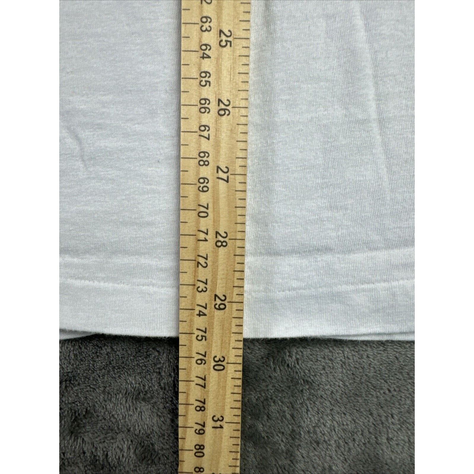 Hanes Vintage U2 Zoo Tv Outside Broadcast T-Shirt XL White Band Size US XL / EU 56 / 4 - 18 Thumbnail