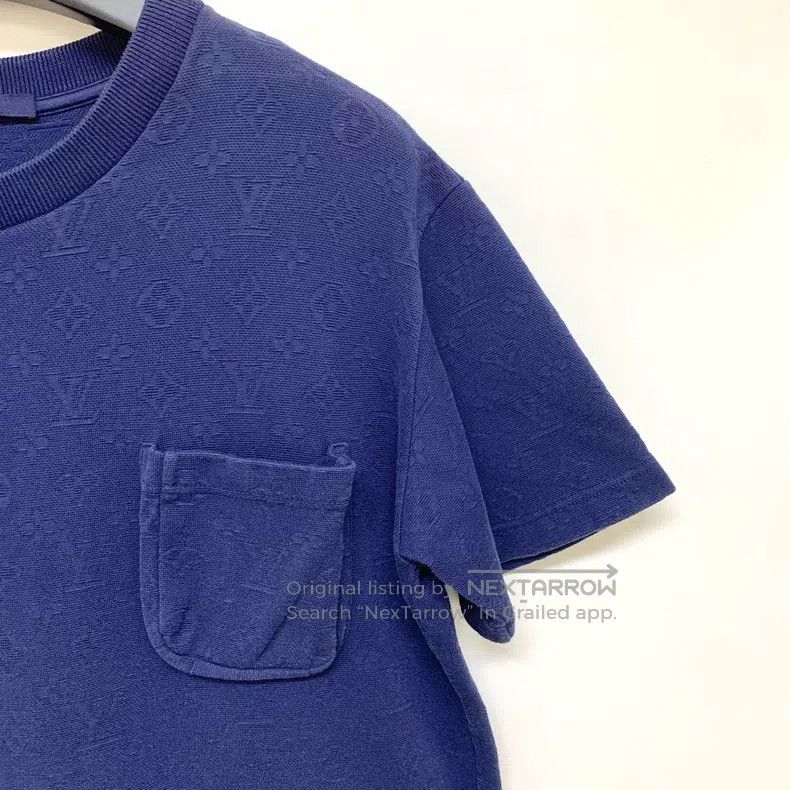 Louis Vuitton Louis Vuitton Dark blue navy blue full print short sleeves Size US M / EU 48-50 / 2 - 6 Thumbnail