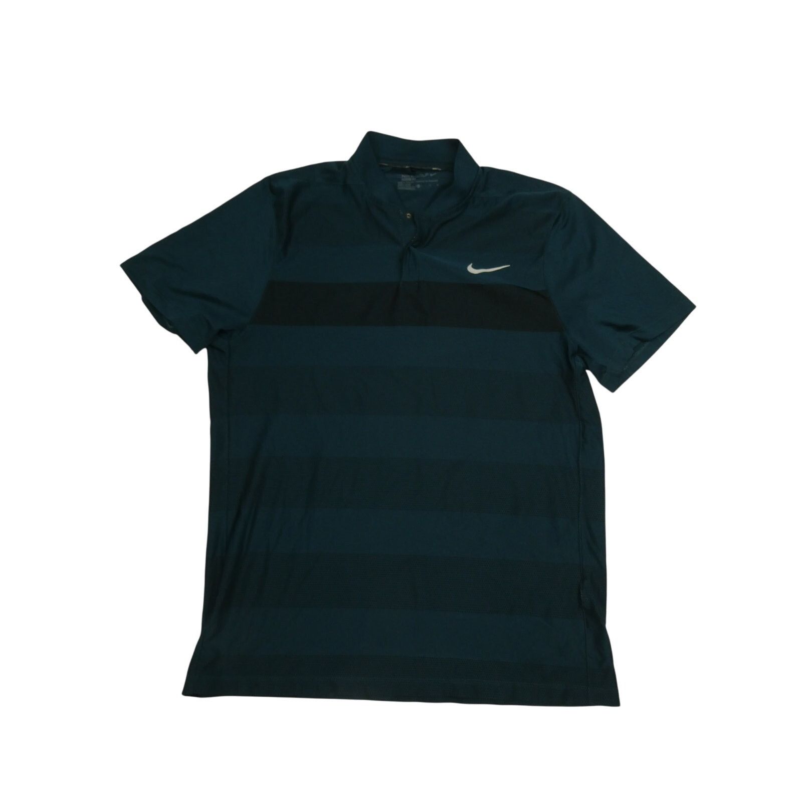 Nike Nike Golf no collar golf polo shirt green large modern fit Grailed