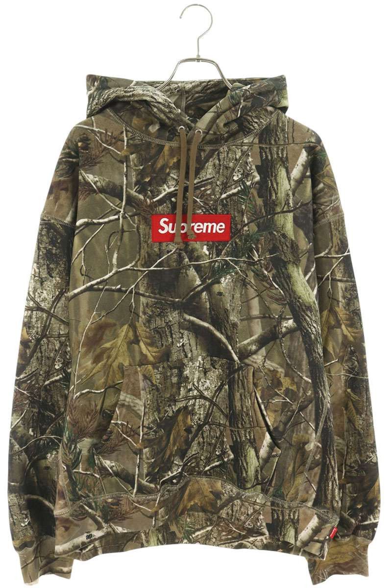 Supreme SUPREME 25AW Realtree Box Logo Hoodie Green Size XL | Grailed